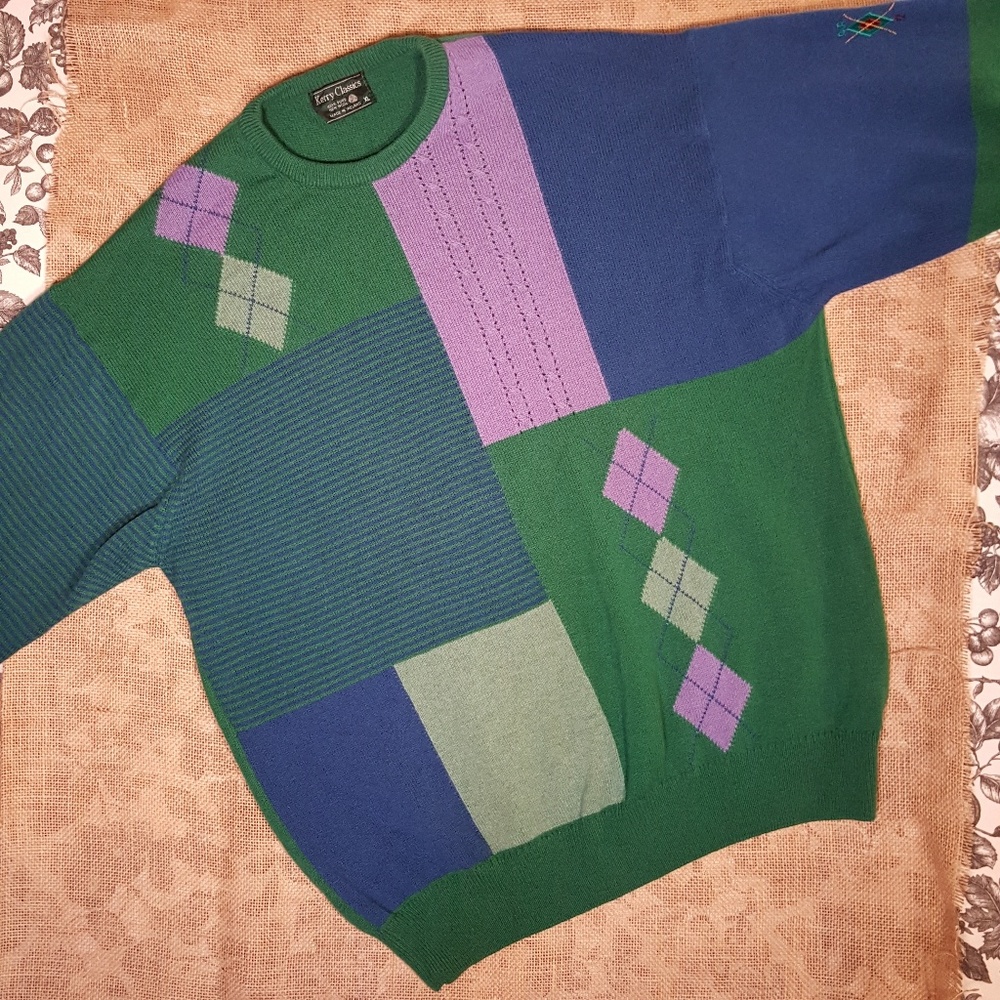 Vintage Kerry Classics Men's Irish Wool Sweater